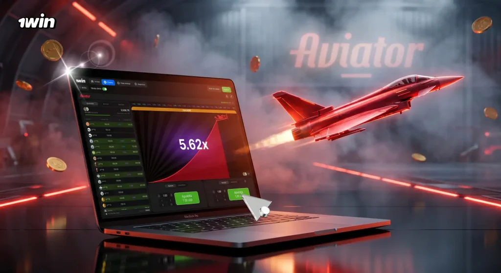 Cómo jugar Aviator en 1win México